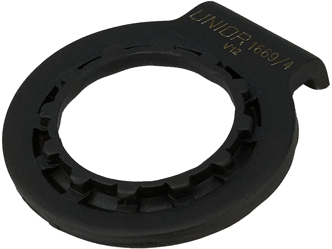 Unior Bike Tools Extractor De Cassettes 2-in-1 Con Llave De Radios 1669/4